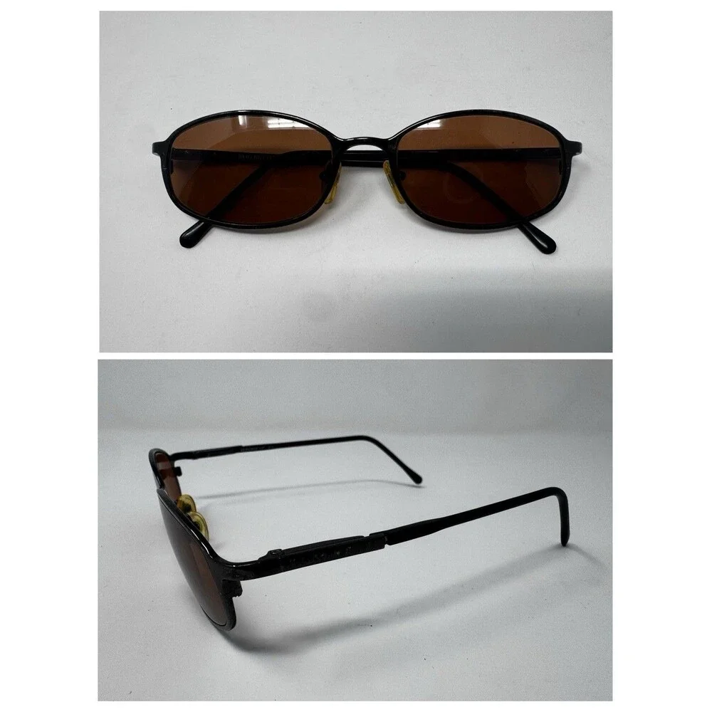 Serengeti 6738 Sunglasses Brown Lenses Black Italy 50-18-135